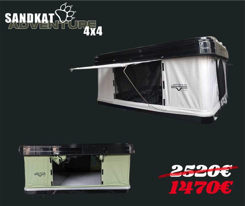 PRIX CHOC TENTE DE TOIT JUNGLE GRIS